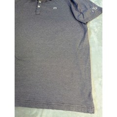 TravisMathew Men’s Heather Purple Performance Golf Polo Shirt Size XXL