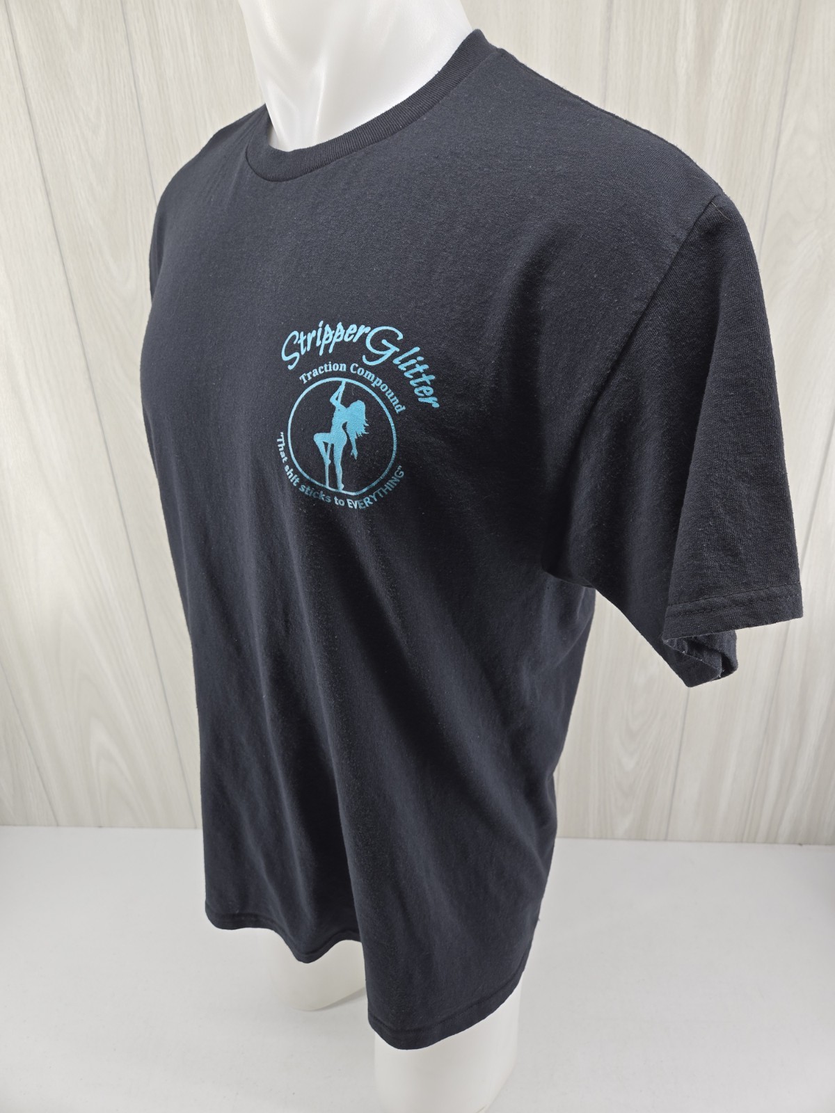 Stripper Glitter Traction Compound T Shirt Hot Rod Racing Size Large gallery
