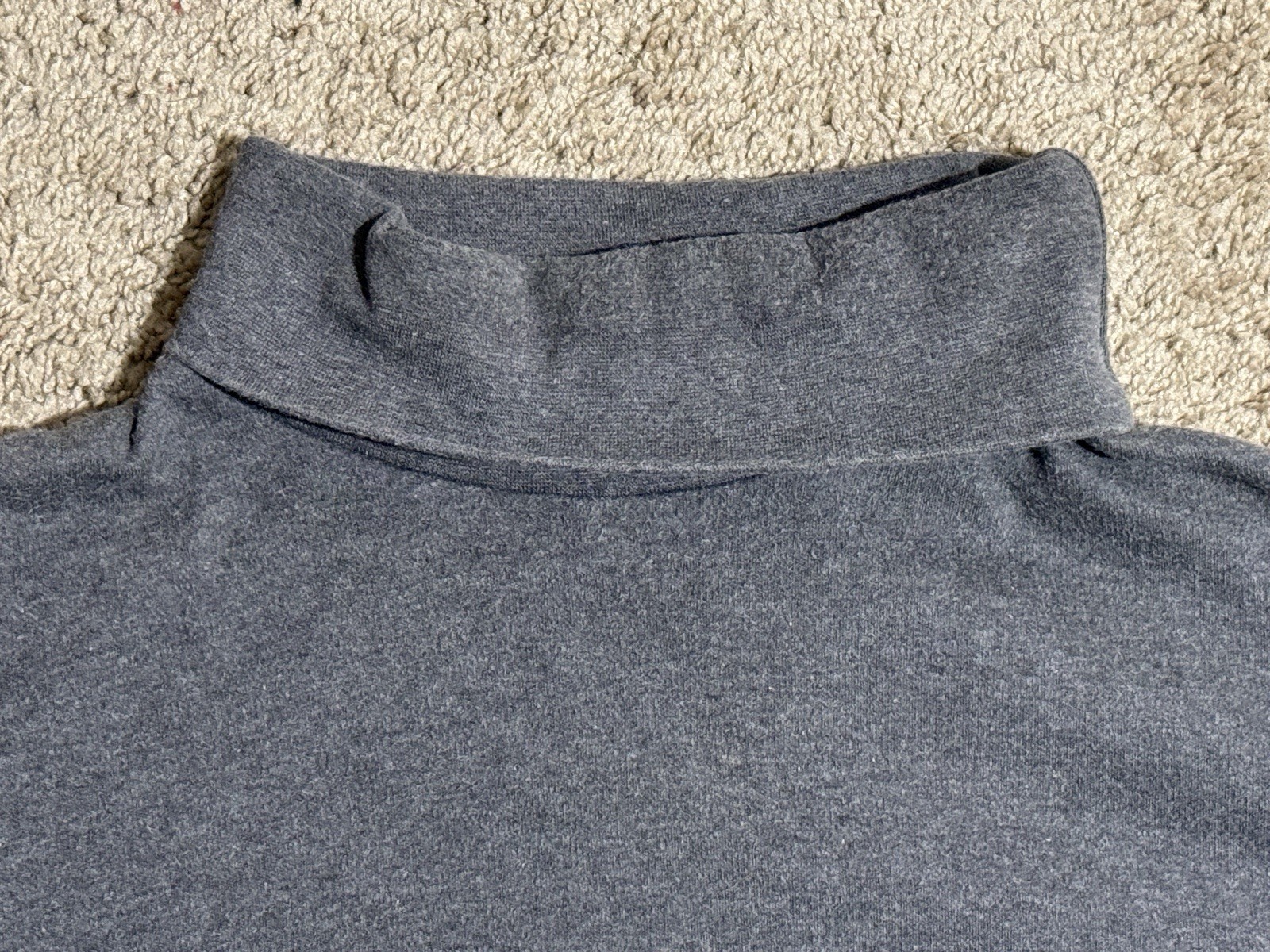 St. John’s Bay Men’s 3XLT Gray Turtleneck Shirt Long Sleeve gallery