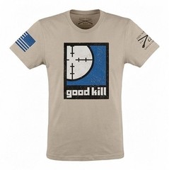 Grunt Style Good Kill Graphic Print Crew Neck Short Sleeve T-Shirt Men’s L