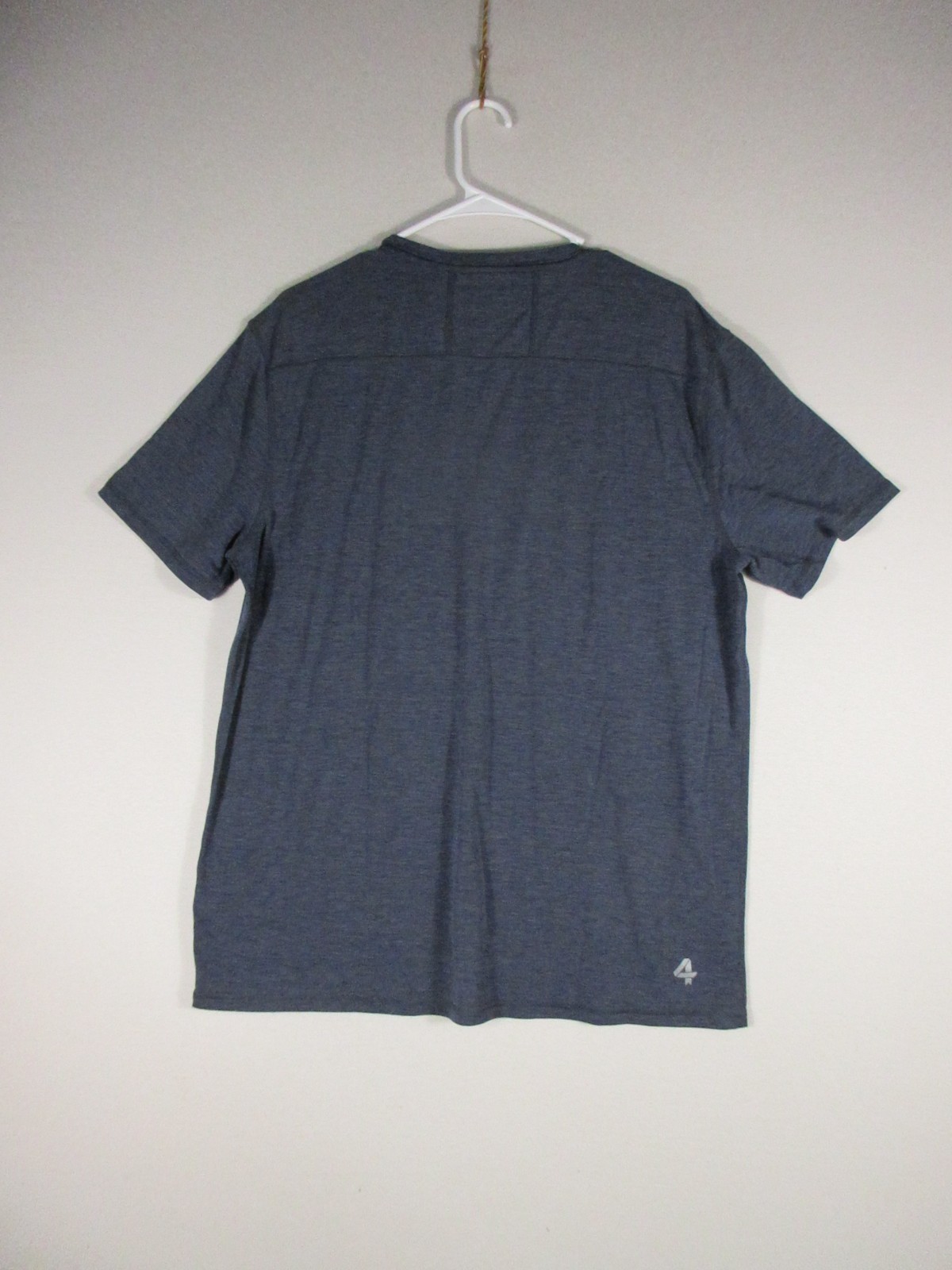 Peloton Mens Pull-On Fourlaps X T-Shirt Crew Neck Short Sleeve Size L Gray gallery