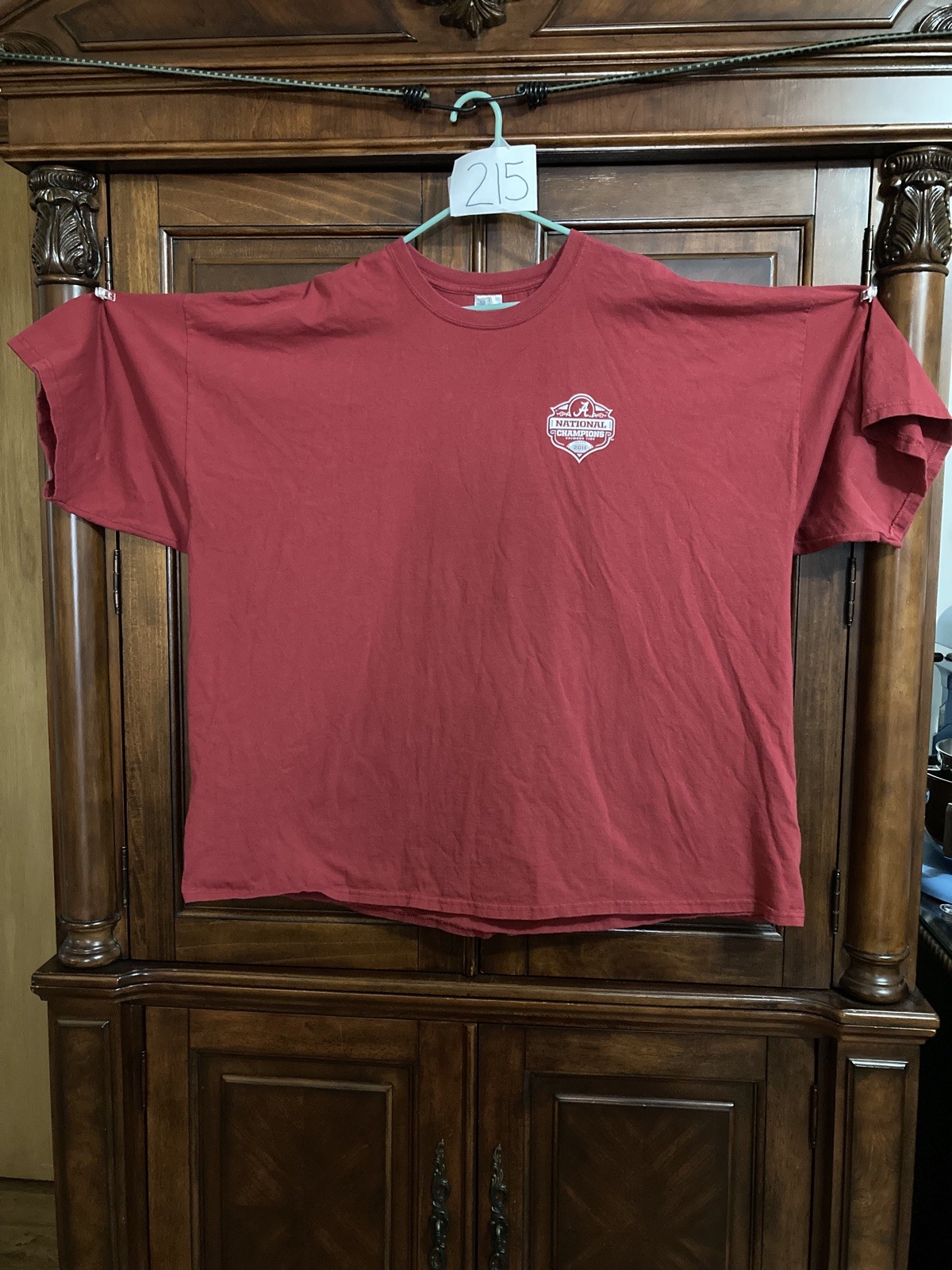 men Alabama Crimson Tide vintage 5xl 2011 championship ShutOut on the Bayou 21-0 gallery