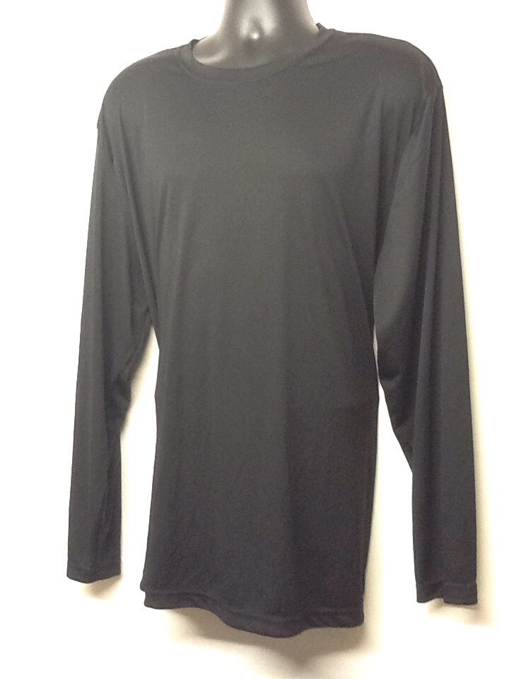 Sport-Tek Black LS Competitor Tee Breathable ST350LS Size 2XL SM1 gallery