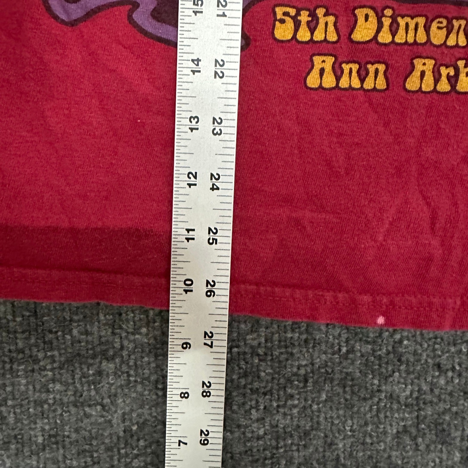 Jimi Hendrix T-Shirt Mens Size M Red Are You Experienced Graphic Rock Band Tee gallery