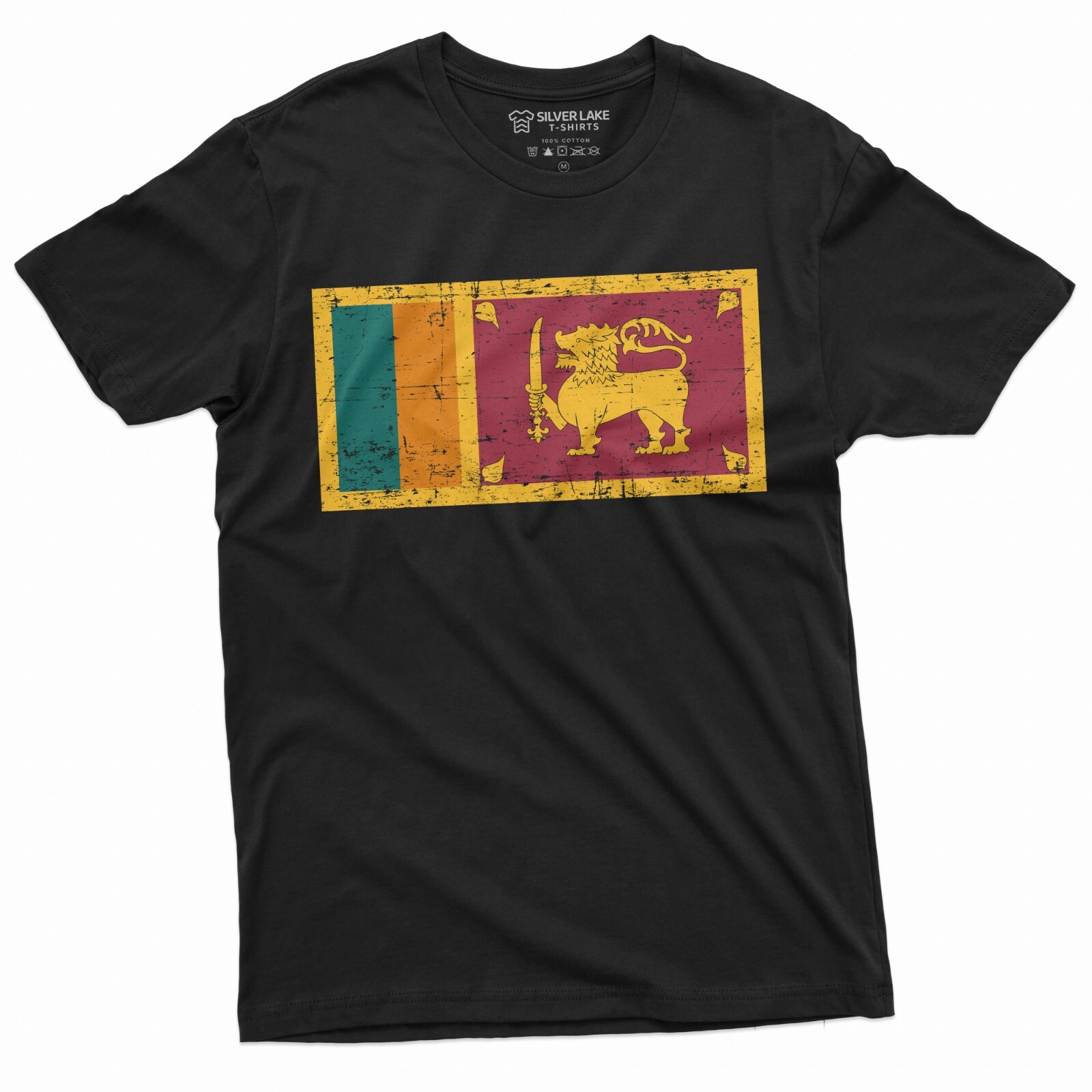 Sri Lanka Flag T-shirt Sri Lanka Coat of Arms nationality Patriotic Unisex Shirt gallery