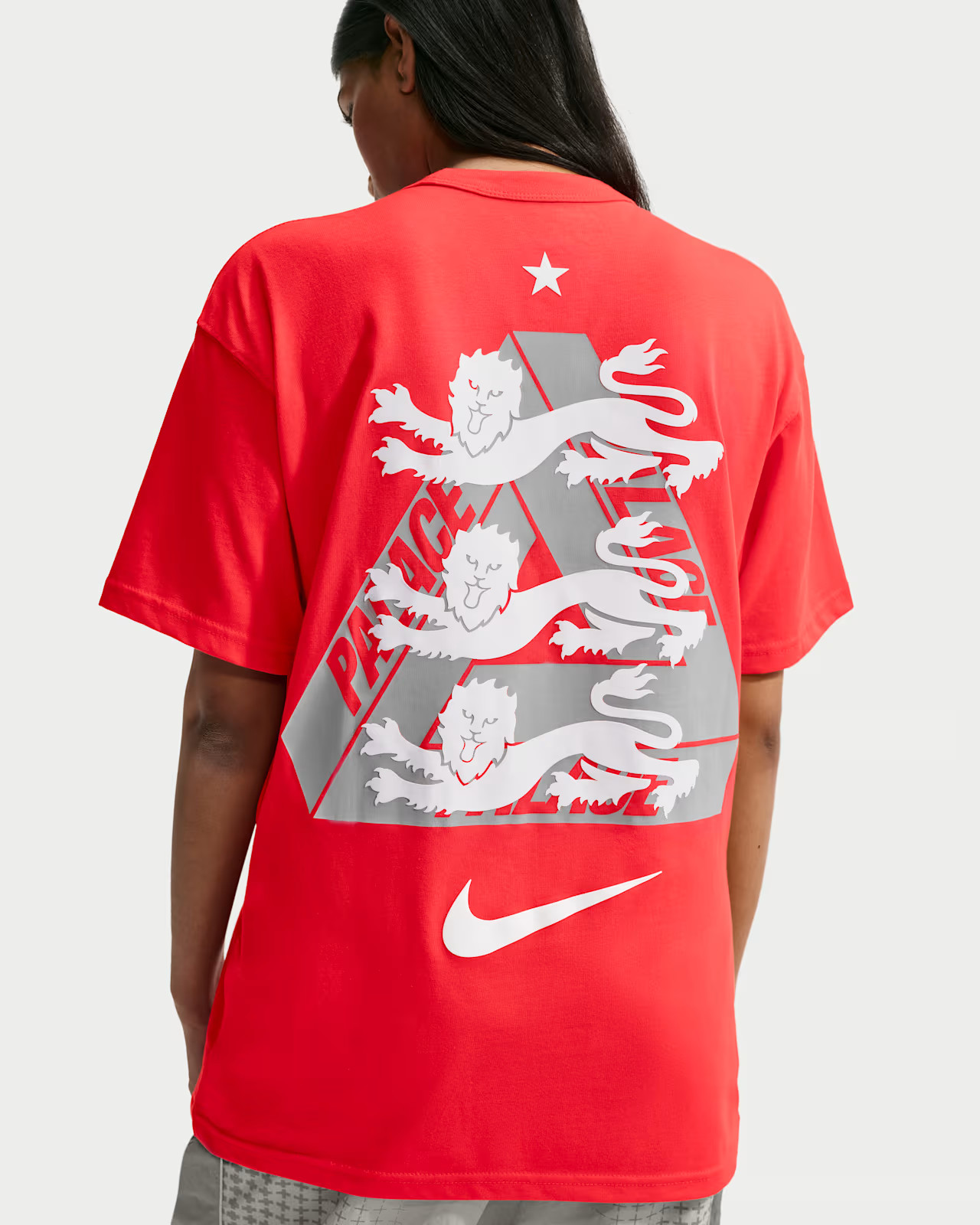 Palace x Nike England T Shirt “Light Crimson” Size XXL gallery