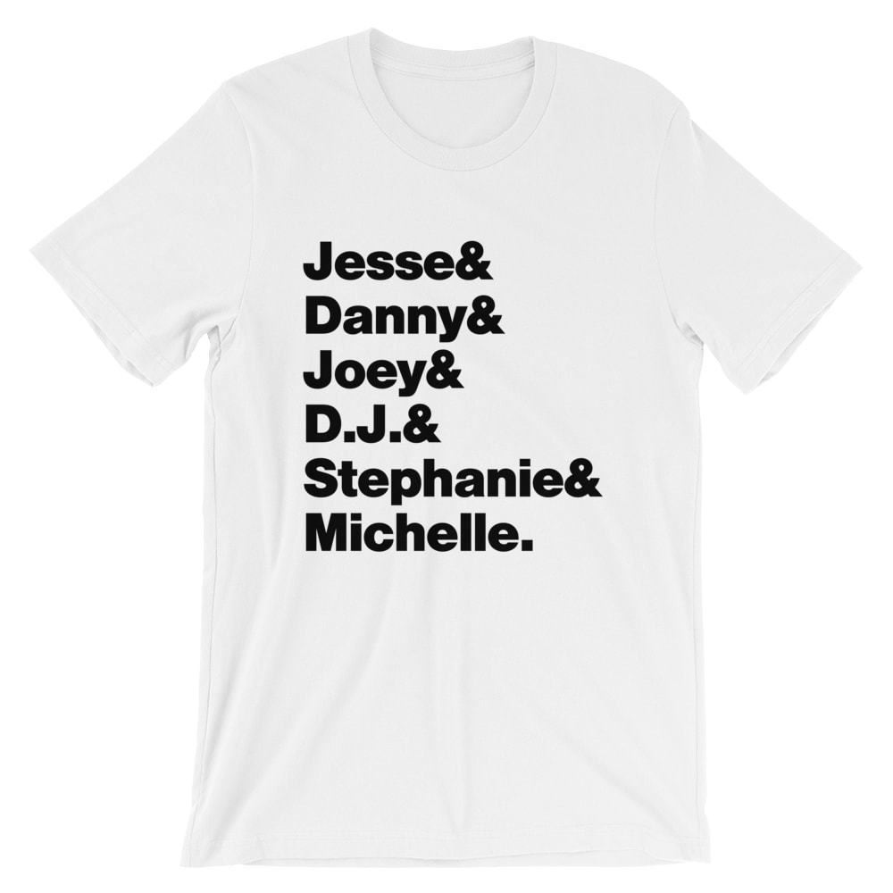 Full House T-Shirt. Black, White, Gray or Red Soft Cotton TV Show Tee gallery