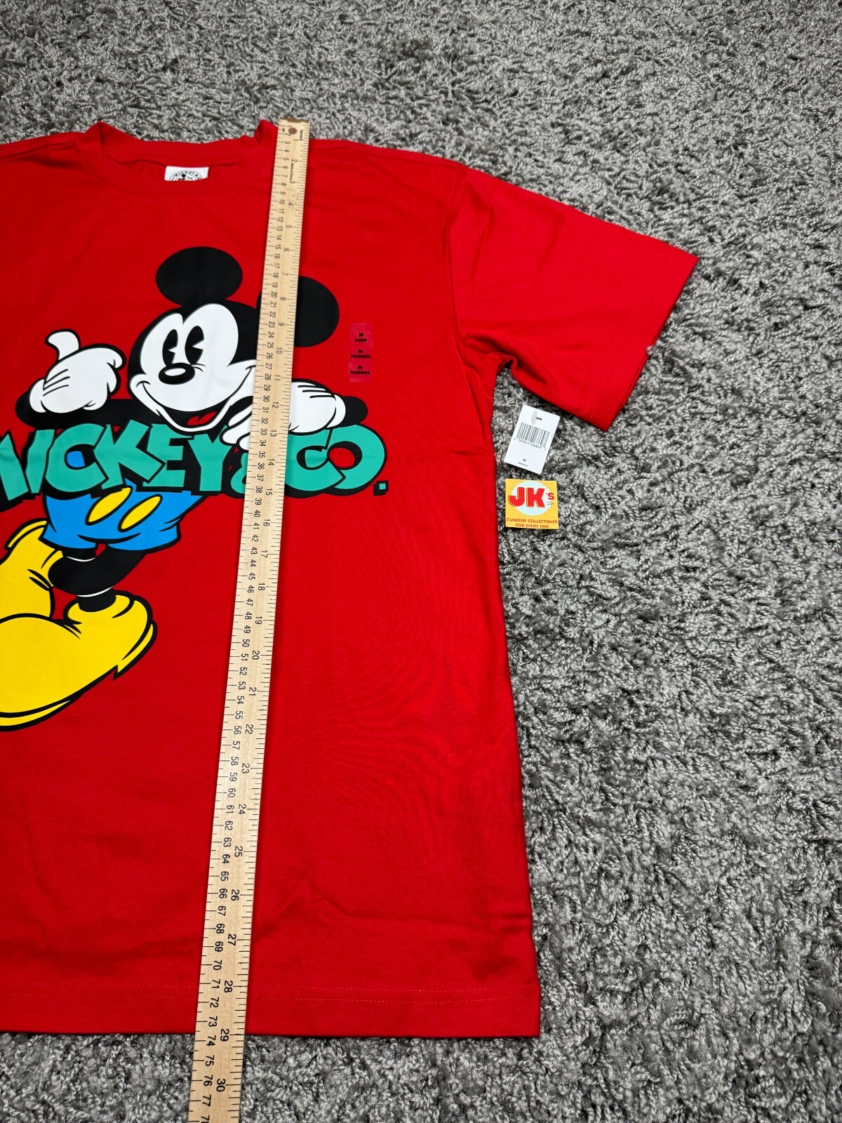 NEW Disney Parks Shirt Adult Medium Red Mickey Mouse And Co Mens Blue Black gallery