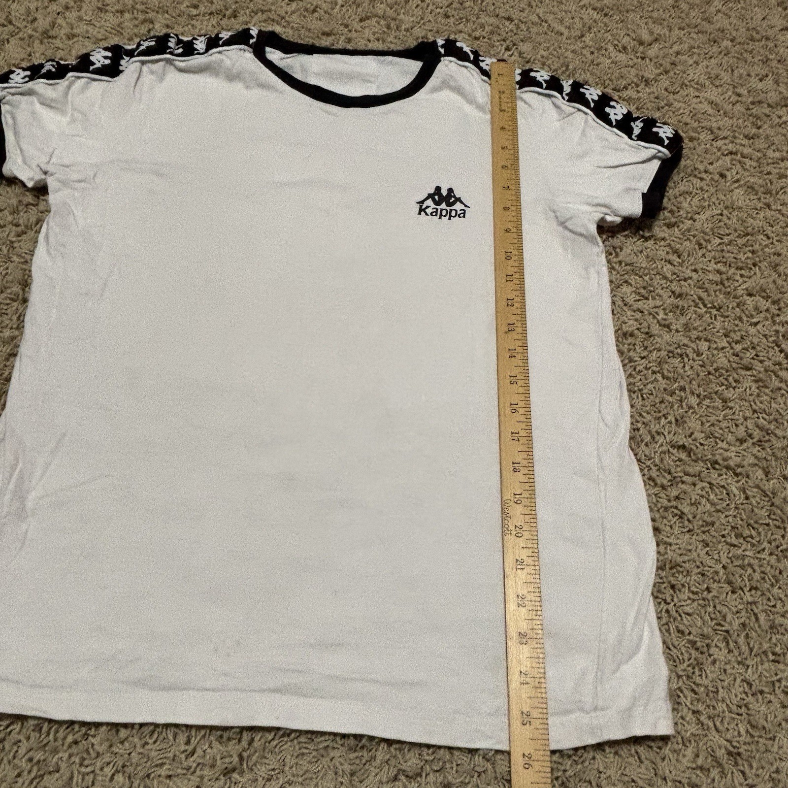 KAPPA 222 BANDA COEN Short Sleeve Graphic White T-Shirt Men’s Sz M gallery