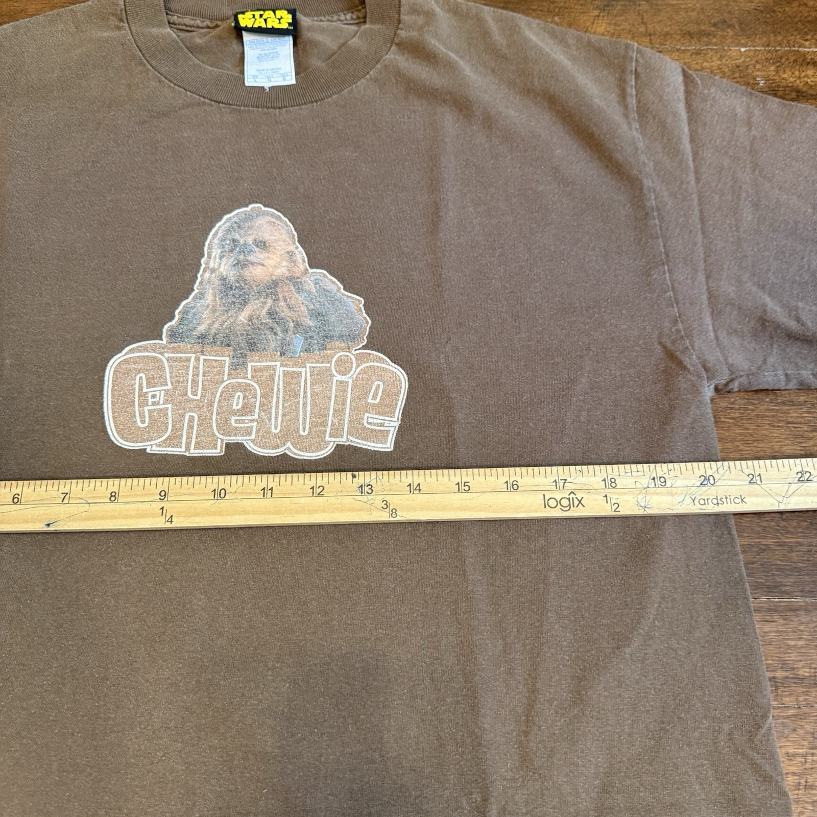 Vintage Y2K Chewie Chewbacca Star Wars Shirt Size Large gallery