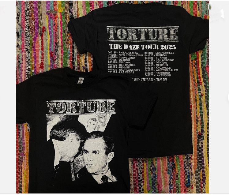 Torture The Daze Tour 2025 T-Shirt, All Sizes S to 5X for fan gallery