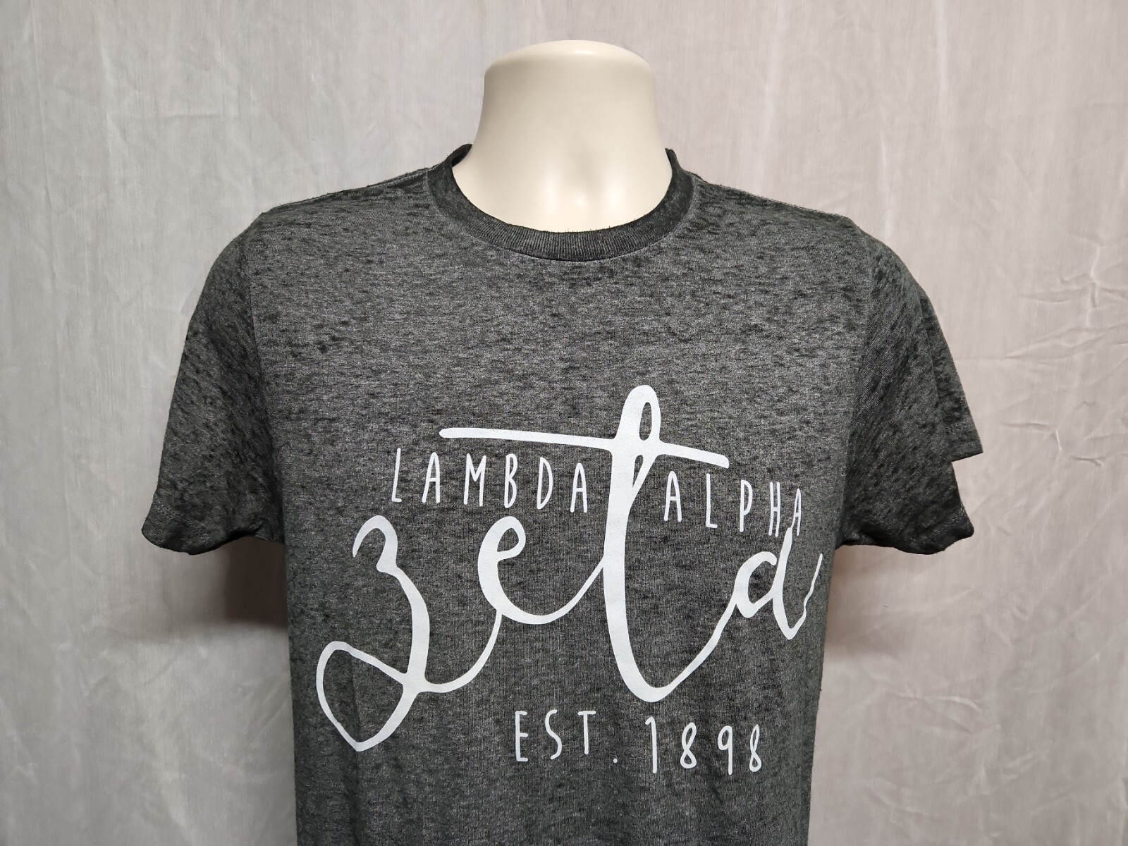 Lambda Alpha Zeta est 1898 Adult Small Gray TShirt gallery