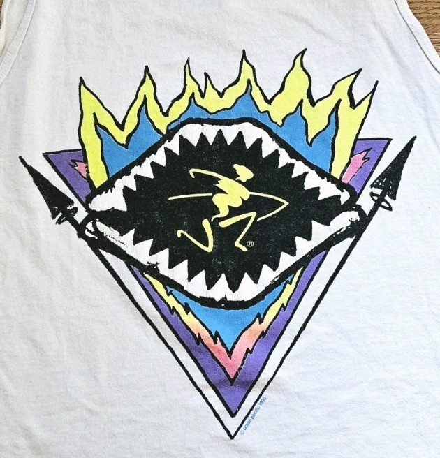 Vintage 90s Ocean Pacific Tank Top OP Surf Shark Beach Men’s Size M L