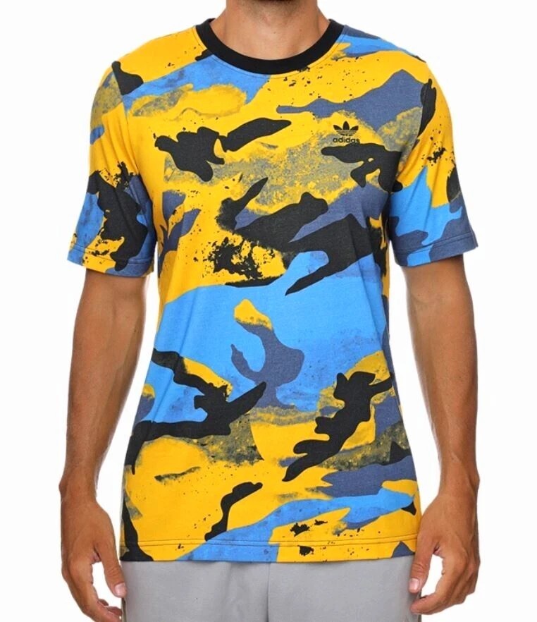 NEW ADIDAS ORIGINALS CAMO TREFOIL TEE Men's SHIRT SIZE X-Small Patterns Vary gallery