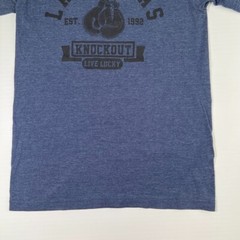 Las Vegas Shirt Men Small Knockout Live Lucky Boxing Glove Work Party Run Gym Fa