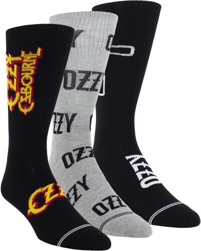 Ozzy Osbourne - Perri's - Ozzy Osbourne - Volume - Crew Socks (3 Pack) [New ] So gallery