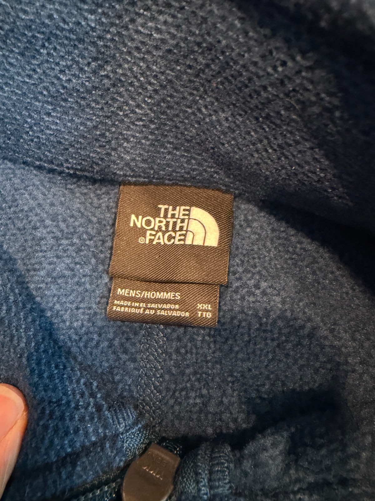 The North Face Men's XXL Blue Textured Cap Rock 1/4-Zip Fleece Jacket gallery