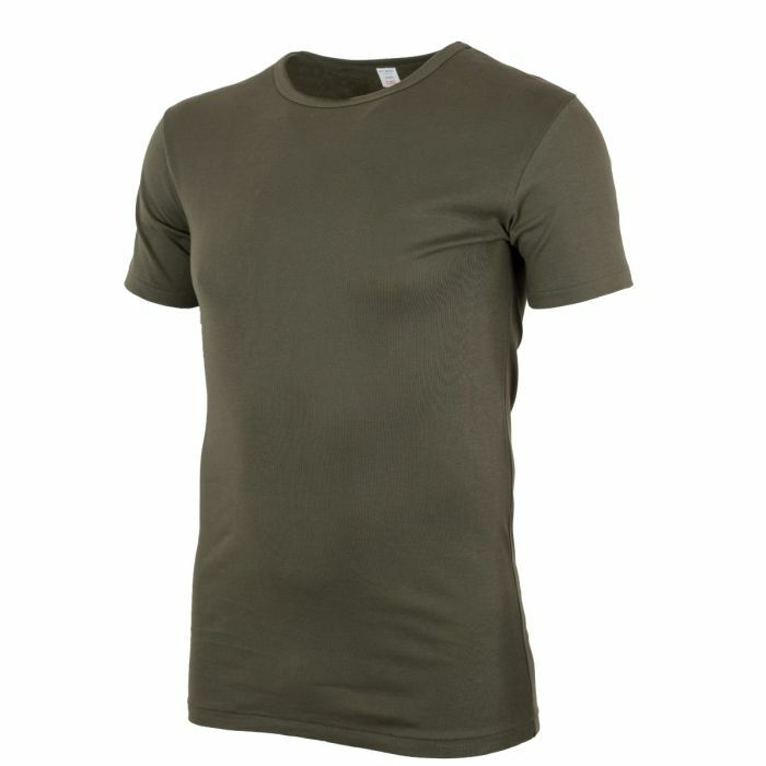 Authentic Unissued French Army T-Shirt – OD Green 100% Cotton Breathable XL