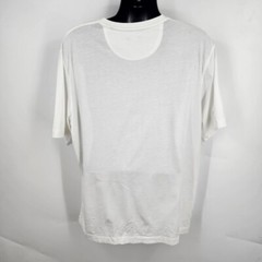 Left Coast Tee Men’s Cotton Short Sleeve Crew Neck Tee in White Size XXL