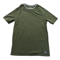 Eddie Bauer Men’s Lounge T-Shirt Medium Green Short Sleeve Crewneck Casual Tee