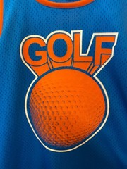 GOLF WANG Blue & Orange Medium Size Basketball Jersey (New with Tags)