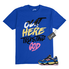 9060 Blue Oasis Real Pink Black T Shirt to Match TG