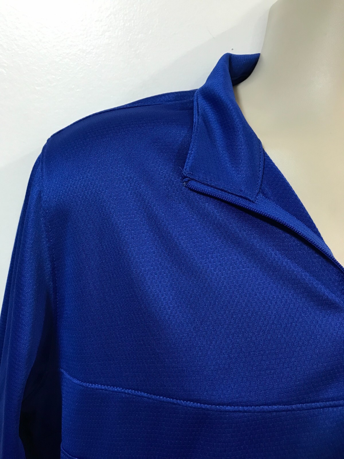 Nike Dri-FIT Men's Size S Game Royal Long Sleeve Half-Zip Golf Shirt $68 NWT gallery