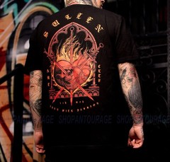 Sullen Art Collective Full Heart Premium SCM7985 Short Sleeve T-shirt For Men