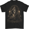Gothic Grim Reaper Goth Heavy Metal Skull 3 Mens T-Shirt 100% Cotton gallery