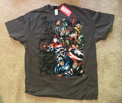 2011 Marvel 100% Cotton 0 Algodon Avengers XL Shirt F101