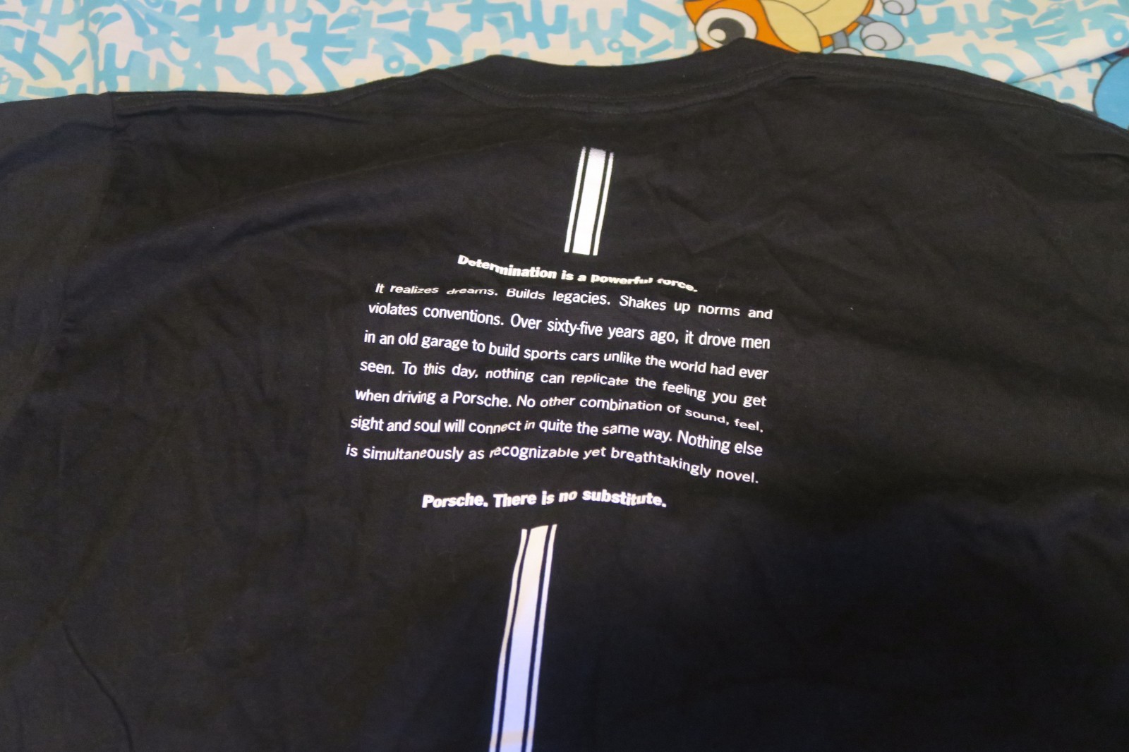 Porsche There Is No Substitute Black Cotton Men's T-Shirt XL Determination Force gallery