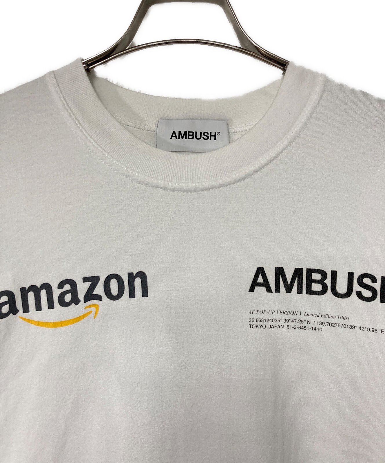 AMBUSH × amazon Amazon Fashion Meets T-Shirt Size: 2 White 12111715 Men gallery