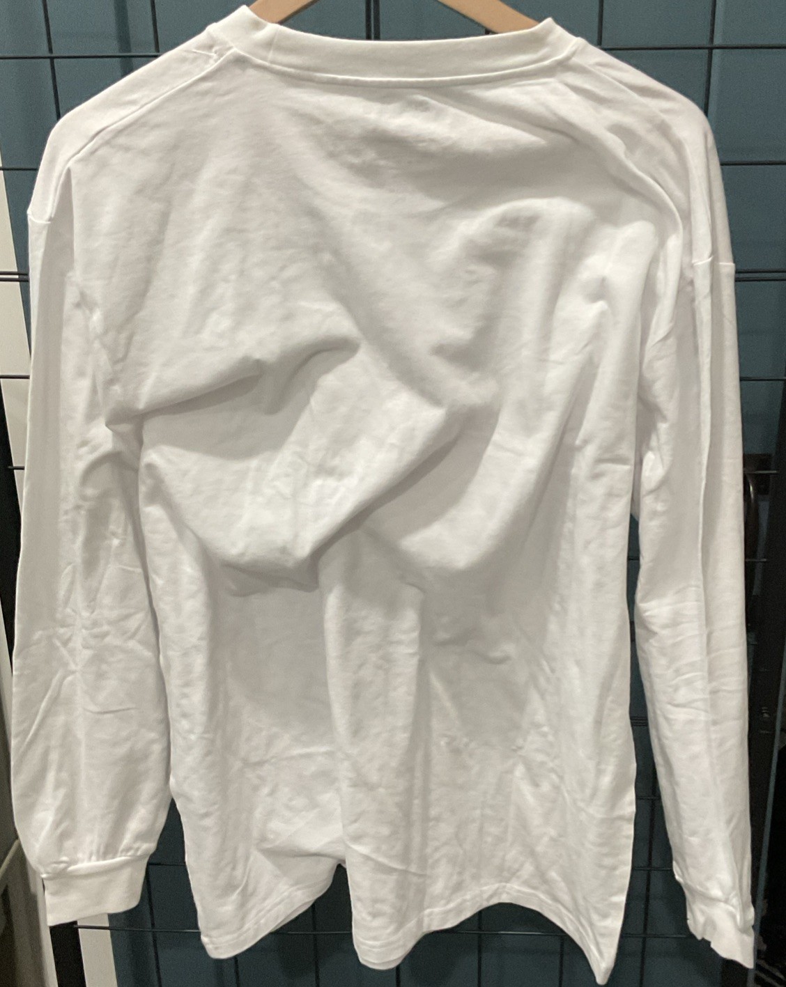 Action Thread Men's Long Sleeve Crewneck Solid T-Shirt BL1 White XL NWT gallery