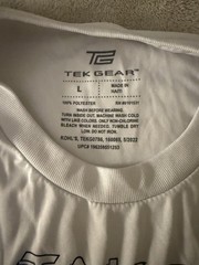 Tek Gear Boy’s L White Graphic Print Video Game Controller T-Shirt