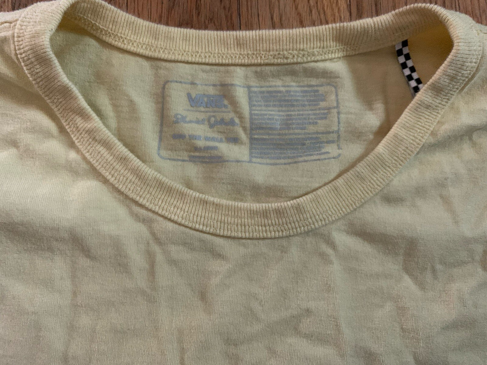 Daniel Johnston Vans Long Sleeve ‘Hi, How Are You’ Shirt, Yellow, Men’s XL gallery