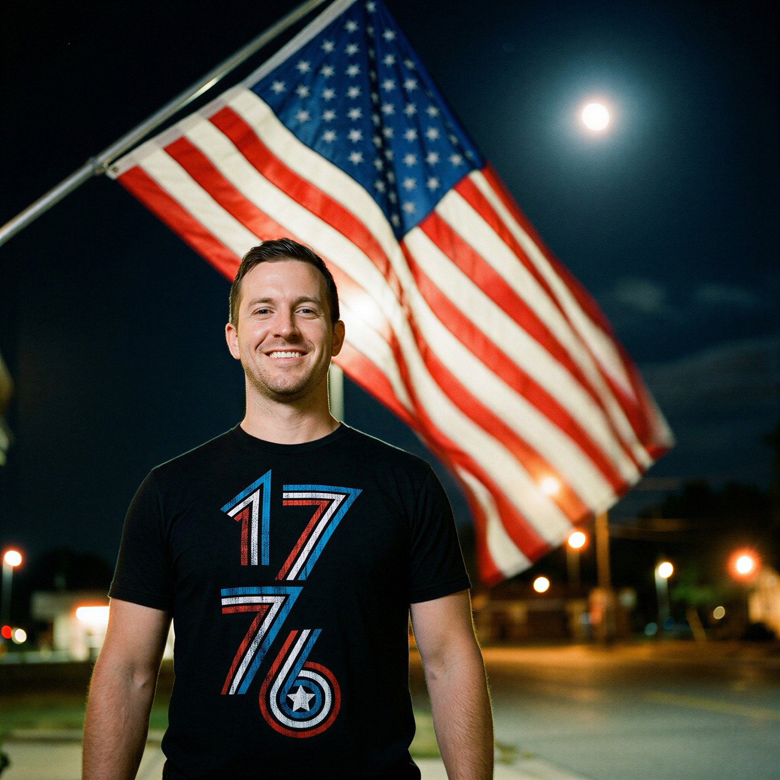 Mens 1776 Stripes Funny T Shirt Awesome Fourth Of July Graphic Tee for Men gallery
