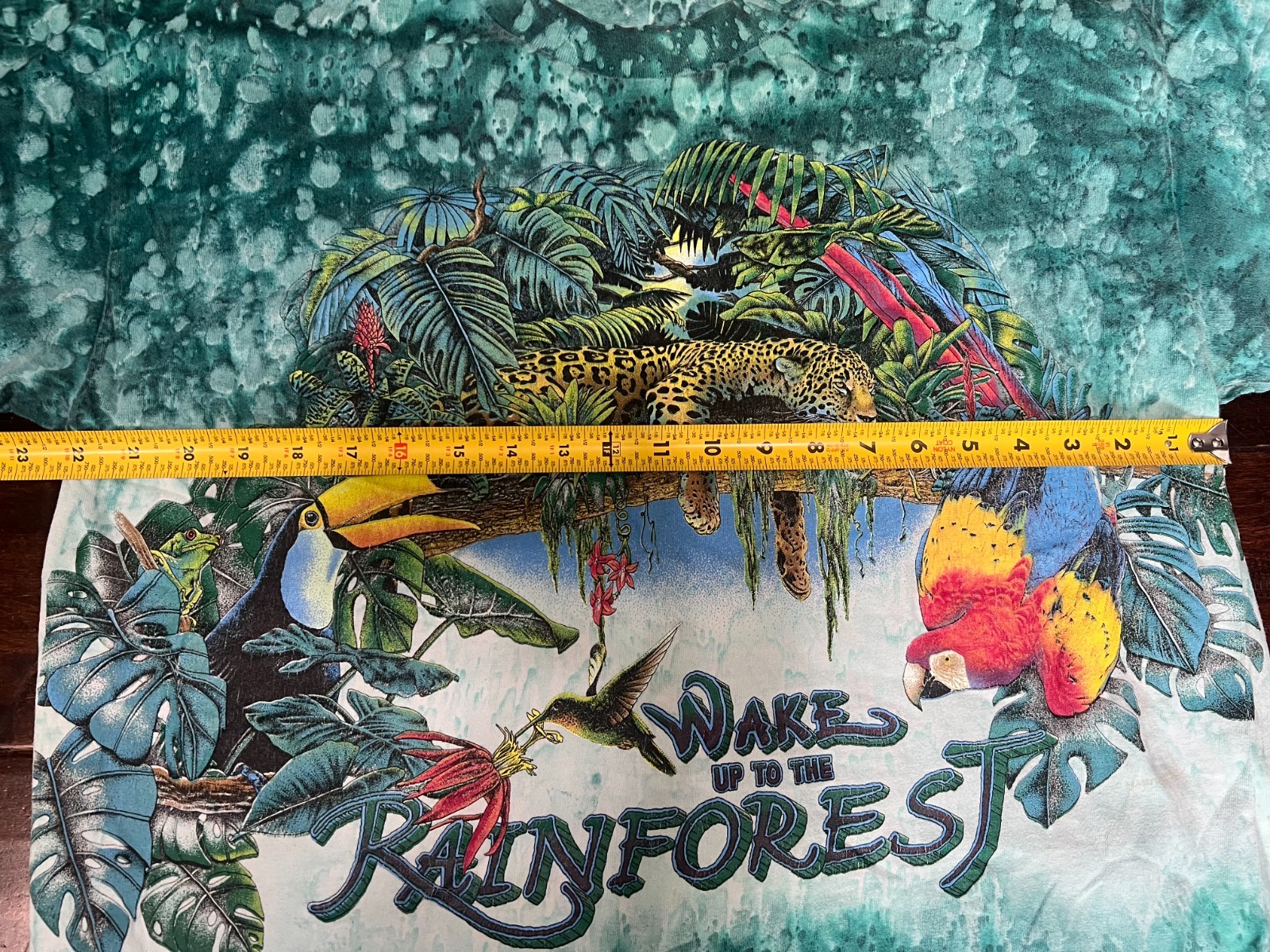 Vintage Rainforest Cafe Animal AOP All Over Print T Shirt Size XL HAWAII gallery