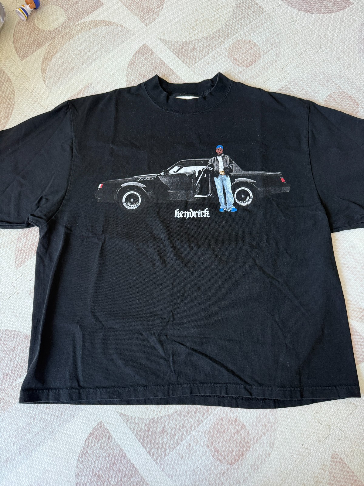 JAEE Editz Kendrick Lamar GNX Tour Merch Concert Oversized Cropped T Shirt Large