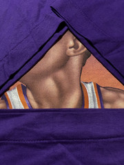 Jason Kidd NBA Phoenix Suns Pro Player Vintage Tee T Shirt Size L Made In USA