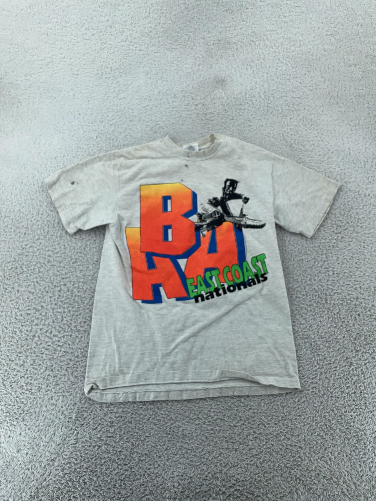 Vtg 90s ABA East Coast Nationals BMX T-Shirt 2XS Bike Williamston North Carolina gallery