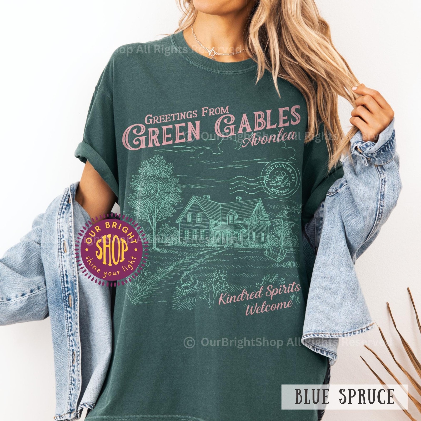 Greetings From Green Gables Shirt Avonlea Tee Anne of Green Gables Gift Kindred gallery