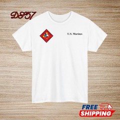 1st Battalion 23rd Marine Regiment USMC Small Logo T-Shirt S to 5XL Made In USA