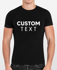 Personalised Photo & Text T-shirt Custom Printed Picture Stag Hen Party Birthday