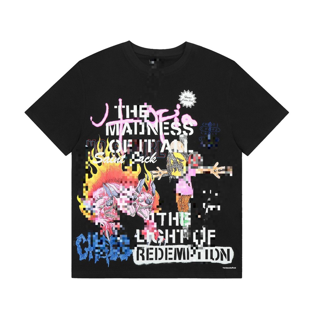Personalized Album Geometric Graffiti Short Sleeve T-shirt Style Series 2
