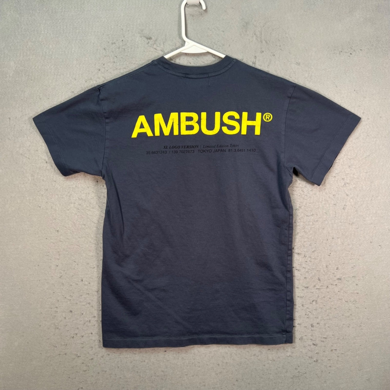 Ambush Navy Blue Cotton Crewneck T-Shirt Mens Size 1 gallery