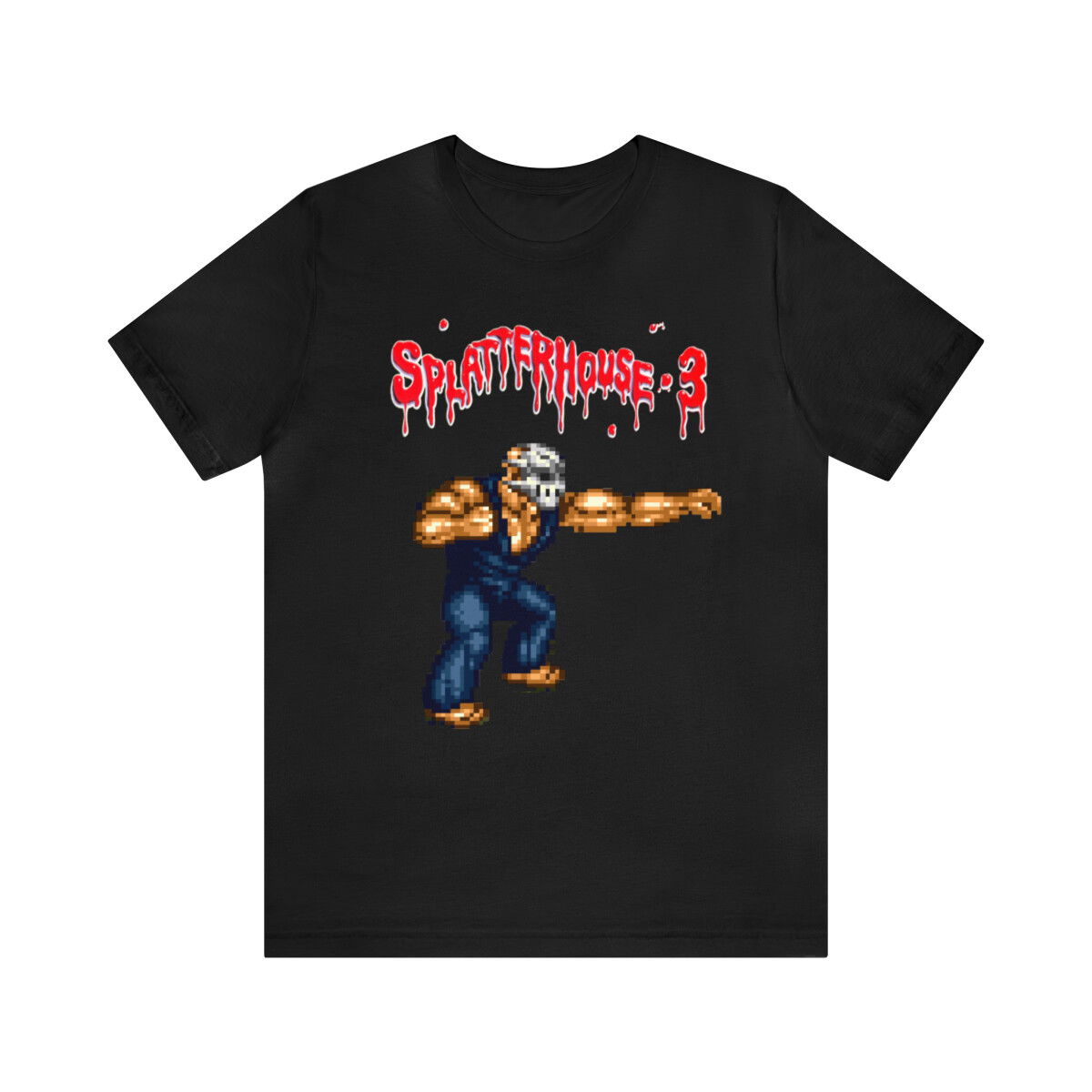 Splatterhouse 3 Sega Genesis Retro Style Pixel Art Unisex Short Sleeve T-Shirt gallery