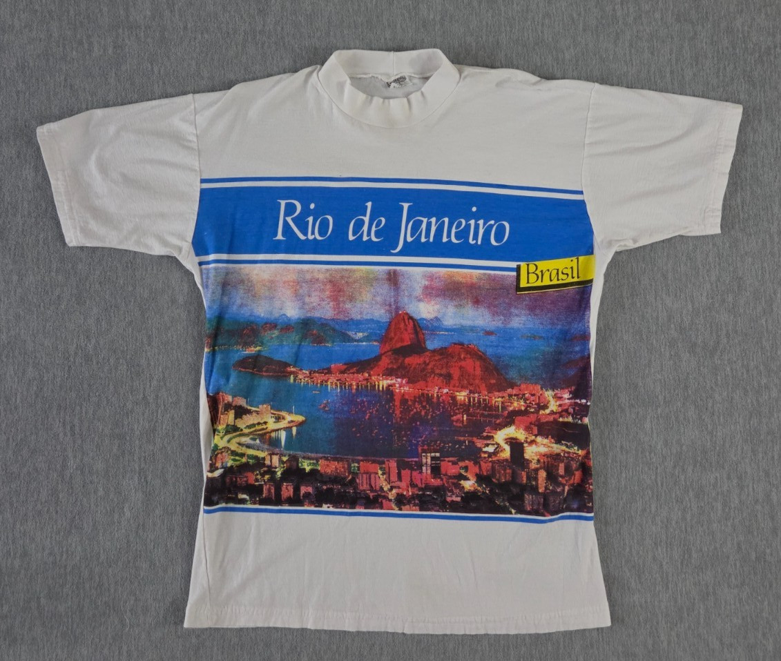 Rio de Janeiro Brasil Shirt Per Giorno Adult Medium Short Sleeve