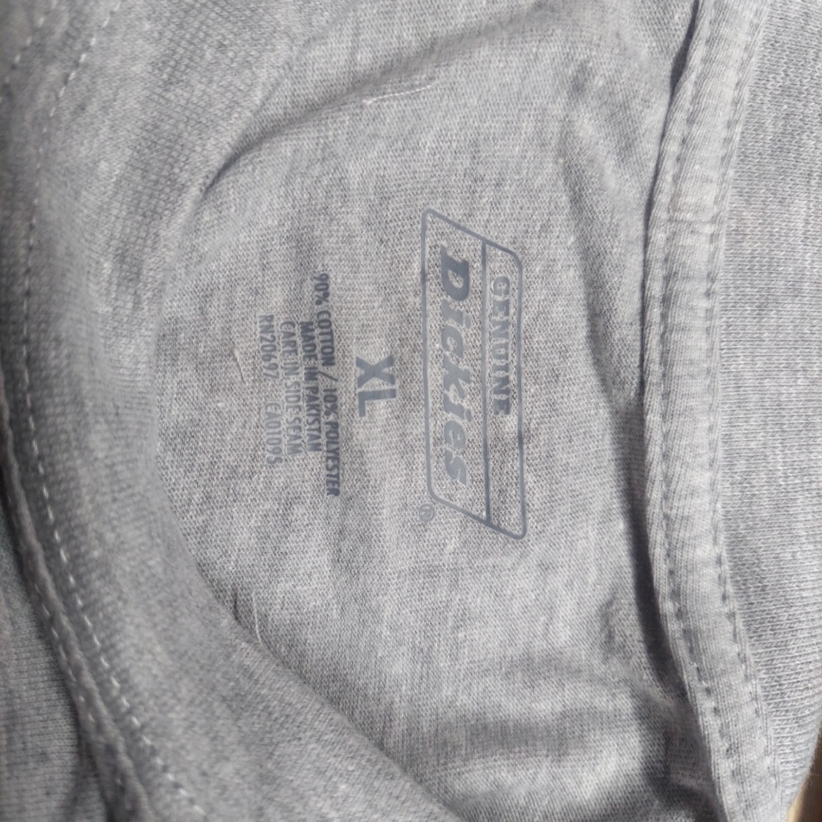 Dickies work t-shirt heather gray Men's XL GS407HG gallery