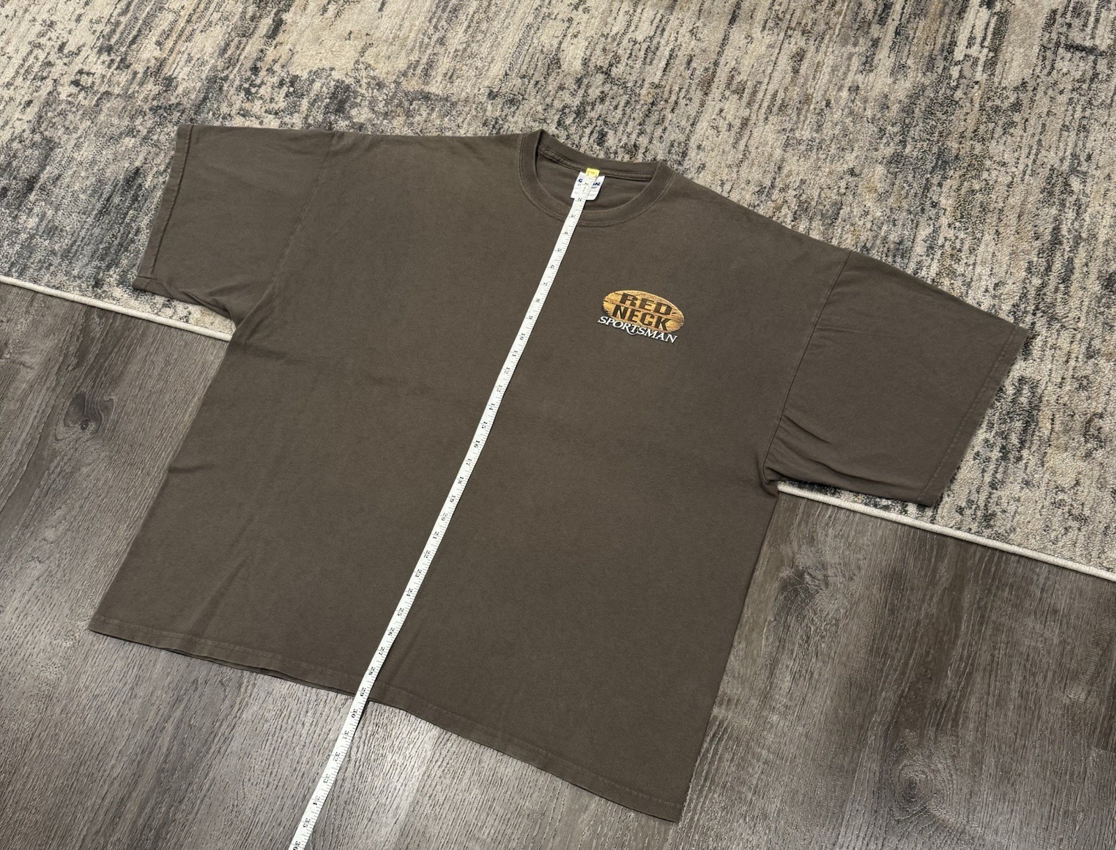 Vintage Y2K Redneck Sportsman T Shirt—Baggy Boxy Earth Tone Brown Men’s XXXL gallery