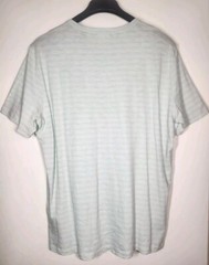NWT $79 Theory Men’s Microstripe Short Sleeve Crew Tshirt Mint Green Size XL